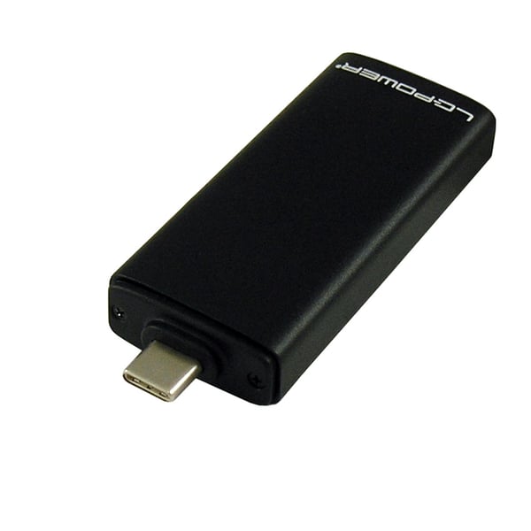 LC-Power LC-M2-C-42MM Hölje för lagringsenheter SSD-inkapsling Svart M.2