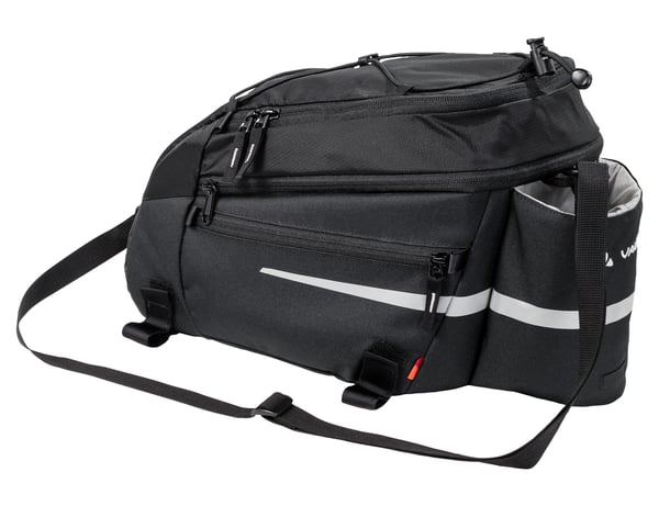 Miniatyrbillede 1 af 2: VAUDE Silkroad L (i-Rack) Bagside Cykeltaske 11 L Polyamid Sort