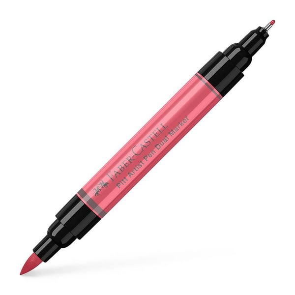 Faber-Castell Pitt Artist Pen Dual Marker fineliner Fin/medium Koral