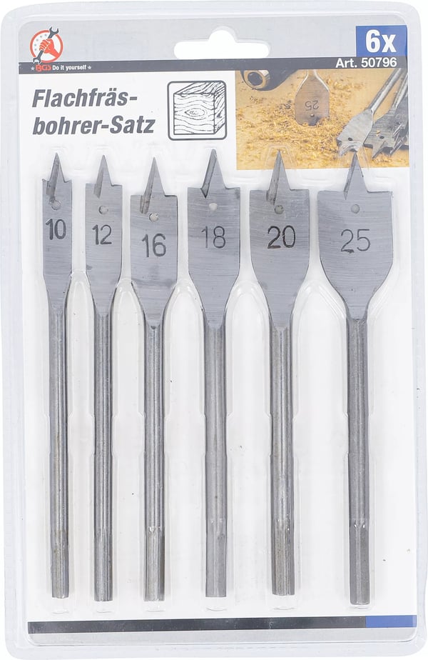 Miniatyrbillede 3 af 5: BGS technic Flat Milling Drill Set
