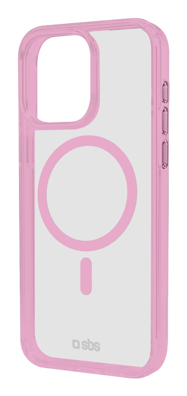 SBS TEMAGCOLIP1661PP mobiltelefon etui 16 cm (6.3") Cover Lyserød, Transparent