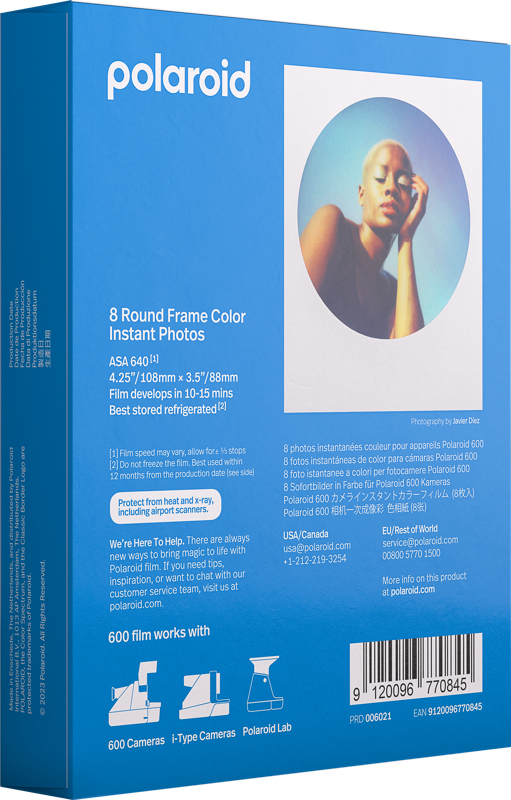 Polaroid Color Film For 600 Round Frame