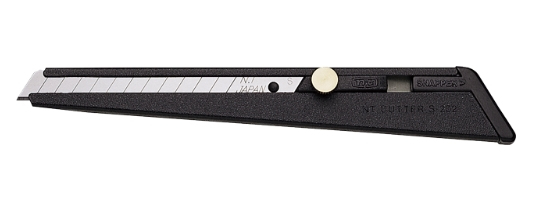 NT Cutter S-202P hobbykniv Sort