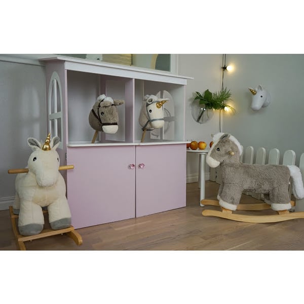 Miniatyrbillede 5 af 5: JaBaDaBaDo Plush rocker horse Dyr til at ride på