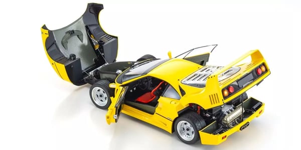 Kyosho Ferrari F40 Luksus bilmodel Formonterede 1:18