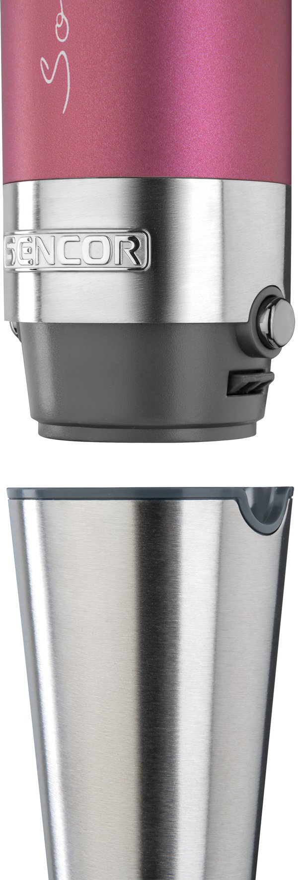 Sencor SHB 5604RD blender 0,8 L Nedsænkning blender 1200 W Rød, Rustfrit stål