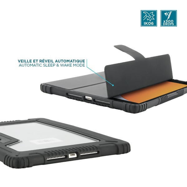 Mobilis Rugged Case for iPad 10.2'' 9th/8th/7th 25,9 cm (10.2") Folio-kotelo Musta