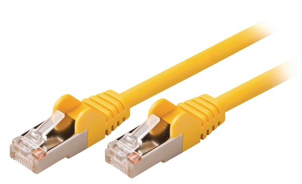 Miniatyrbillede 1 af 3: Valueline VLCP85121Y025 netværkskabel Gul 0,25 m Cat5e SF/UTP (S-FTP)