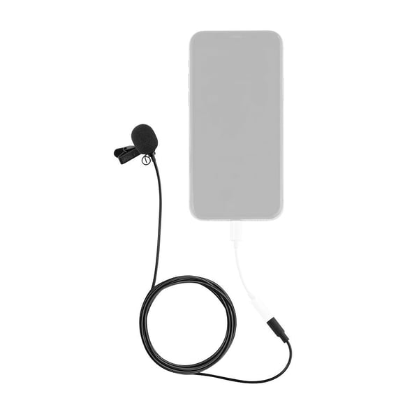 Joby JB01716-BWW mikrofoni Musta Älypuhelimen mikrofoni