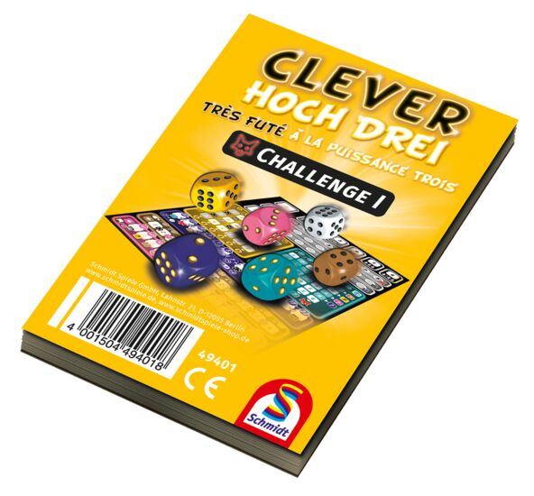 Schmidt Spiele 49401 tilbehør til terningspil Terningsscoreark 1 stk
