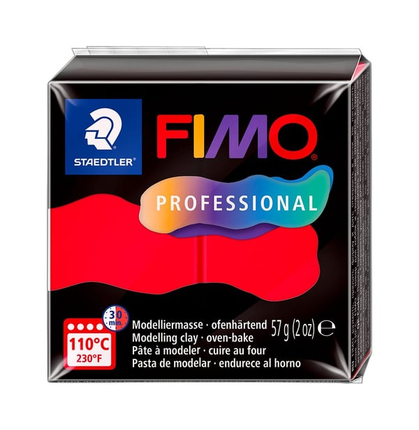 STAEDTLER Mod.masse Fimo prof 57g rød