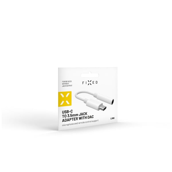 FIXED FIXL-CJD-WH kabel kønsskifter USB-C 3.5mm Hvid
