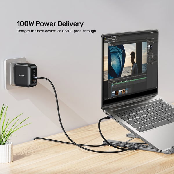 UNITEK D1137AGY01 dockingstation Docking USB 3.2 Gen 1 (3.1 Gen 1) Type-C Sølv