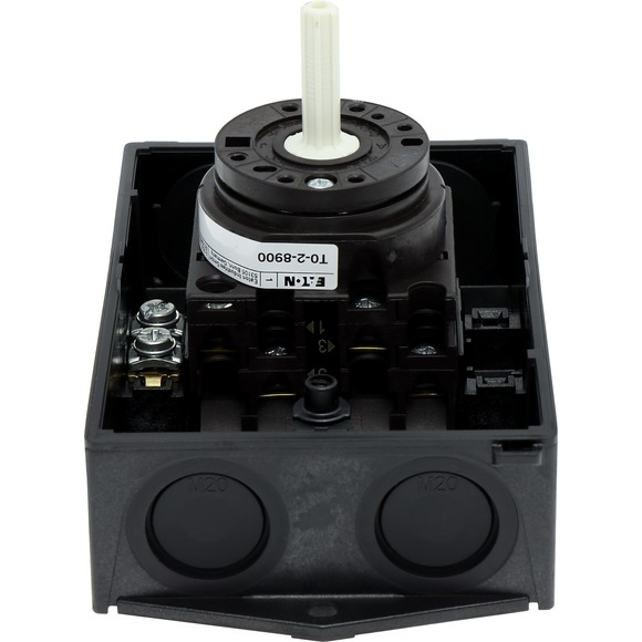 Miniatyrbild 8 av 11: Eaton T0-2-8900/I1/SVB Vippströmställare 3P Röd, Vit, Gul