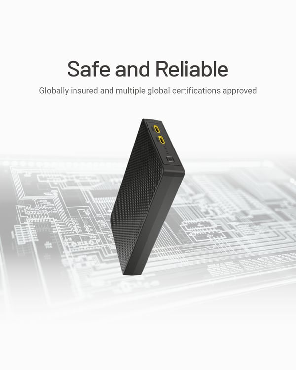 Miniatyrbild 13 av 16: Nitecore NB20000GEN3 basstationer Litium-Ion (Li-Ion) 20000 mAh Svart
