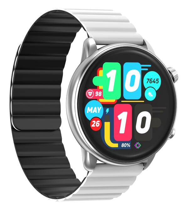 IMIKI TG2 3,63 cm (1.43") AMOLED 46 mm Digital 466 x 466 pixlar Pekskärm Silver
