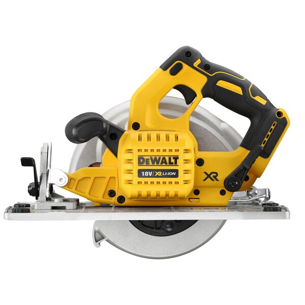 DeWALT DCS572N-XJ bärbar cirkelsåg 18,4 cm Gul 5500 RPM