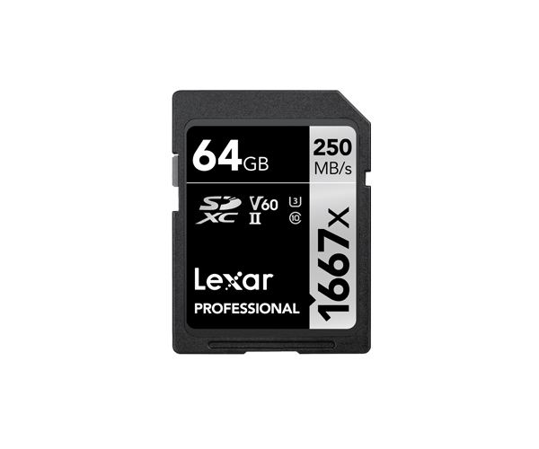 Lexar SDXC 64GB Professional 1667x UHS-II U3