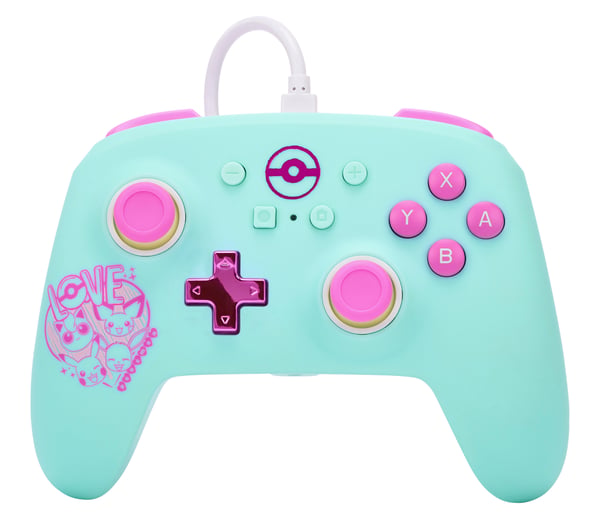Miniatyrbillede 1 af 10: PowerA NSGP0146-01 spil-controller Blå, Lyserød USB Gamepad Analog Nintendo Switch