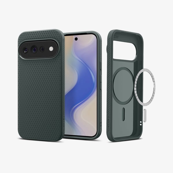 Spigen Liquid Air (Mag Fit) mobiltelefonfodral 17,3 cm (6.8") Mobilskal Mörkgrön