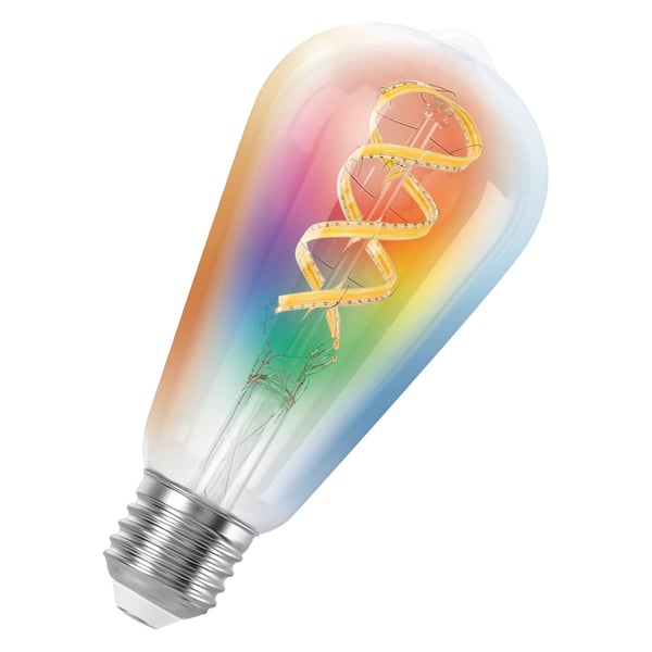 LEDVANCE SMART+ MATTER Filament Edison LED-lamppu Multi, Valkoinen 6500 K 4,8 W E27 E