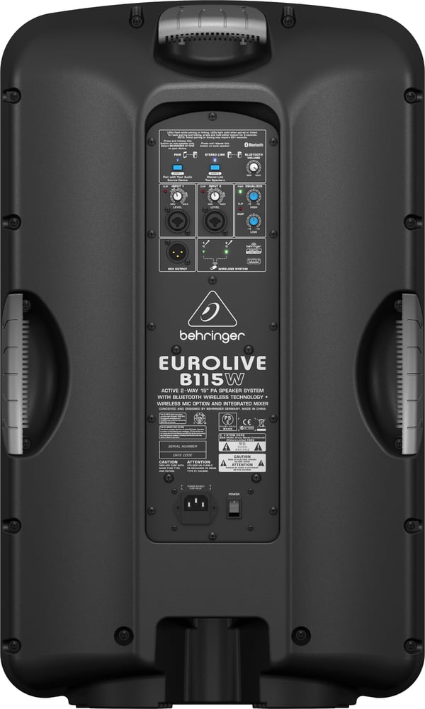 Miniatyrbillede 3 af 4: Behringer B115W Public Address (PA) højttaler 2-vejs