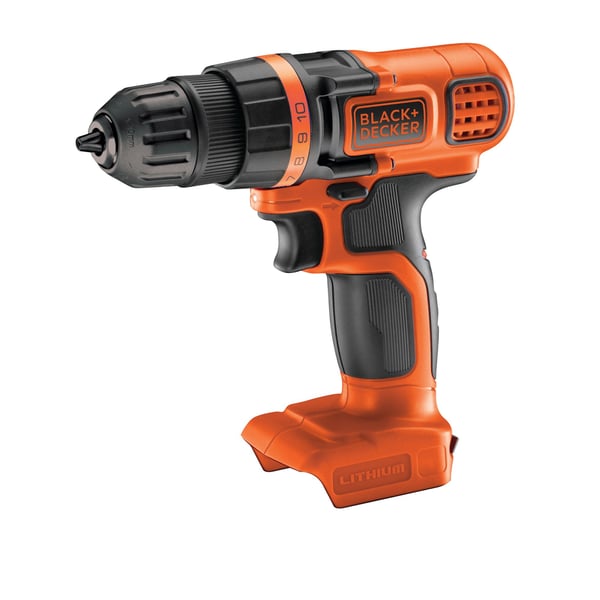 Miniatyrbild 1 av 2: Black & Decker BDCDD18N-XJ borr 650 RPM Svart, Orange