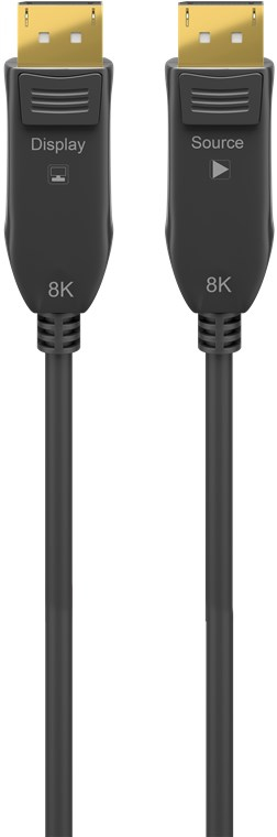 Goobay 64869 DisplayPort kabel 50 m Sort