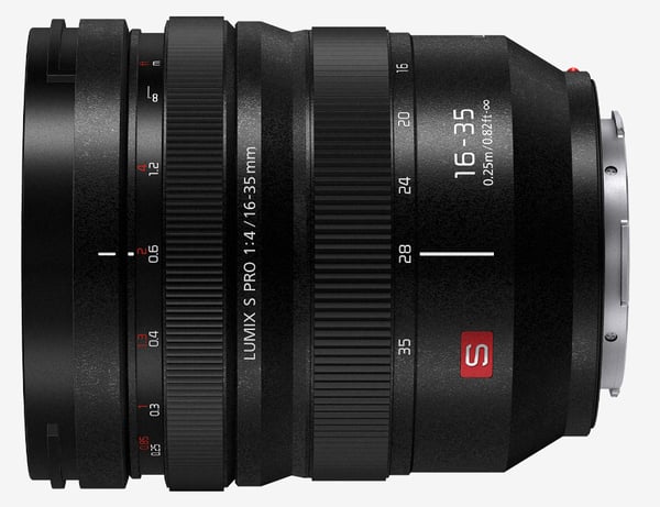 Panasonic Lumix S Pro 16-35mm F4.0 MILC Bred zoomlinse Sort