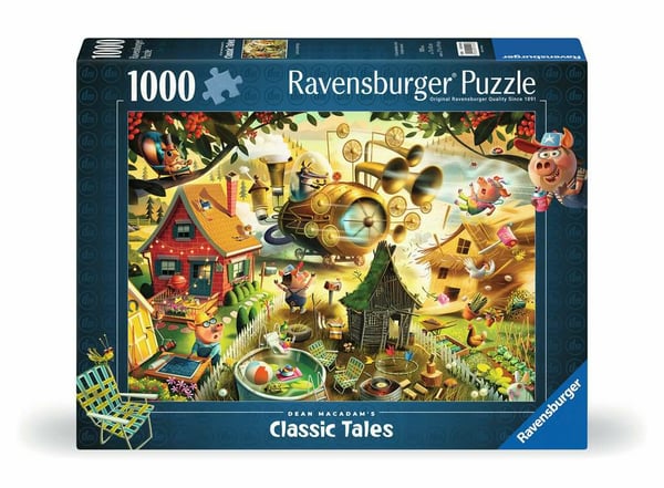 Ravensburger Look Out Little Pigs! Puslespil 1000 stk Fe