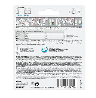 TESA 77772-00500-00 förvaringskrok inomhus Tavelkrok Vit 2 styck