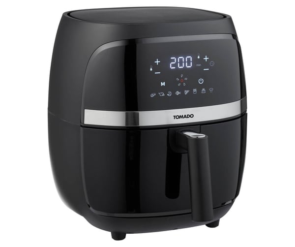 Tomado TAF3202B frituregryde Enkelt 3,2 L Enkeltstående 1700 W Varmluftsteger Sort, Sølv