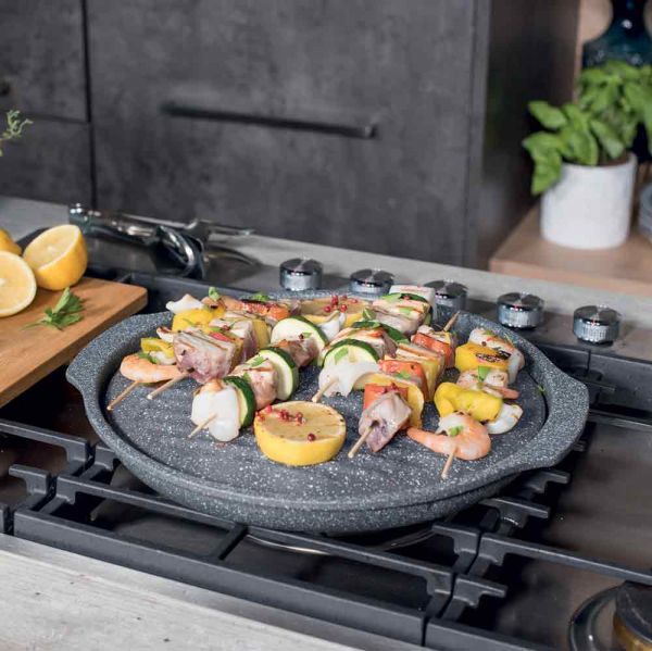 Tognana Porcellane WI4BQ01AMNF stekpanna Grillpanna Rund