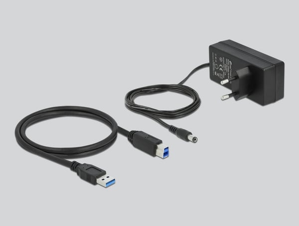 Miniatyrbild 2 av 5: DeLOCK 63263 gränssnittshubbar USB 3.2 Gen 1 (3.1 Gen 1) Type-B 5000 Mbit/s Grå