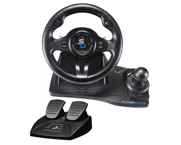 Subsonic SA5596-NG spil-controller Sort USB Rat + Pedaler PC, PlayStation 4, Xbox One, Xbox Series X Subsonic SA5596-NG spil-controller Sort USB Rat + Pedaler PC, PlayStation 4, Xbox One, Xbox Series X