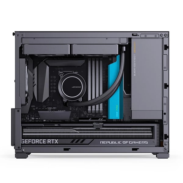 Miniatyrbillede 9 af 17: Jonsbo D32 PRO Sort PC-kabinet Mini-kabinet mATX Hærdet Glas