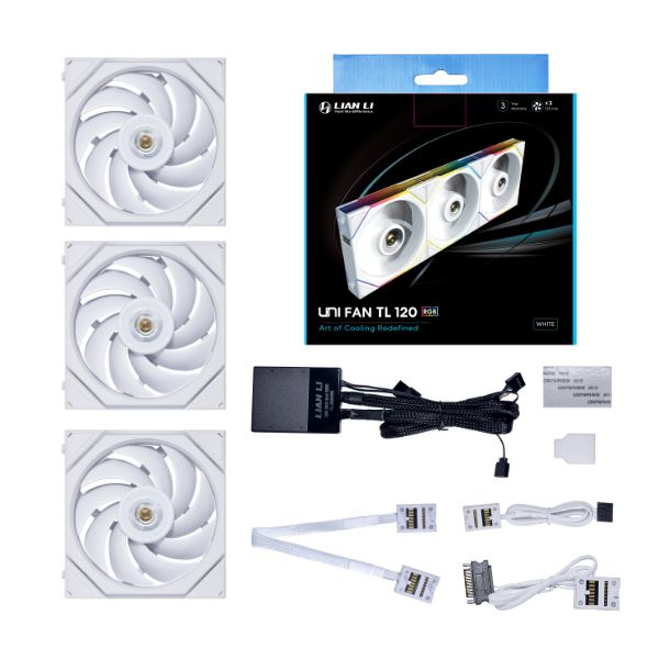 Lian Li UNI FAN TL Datorväska 12 cm Vit