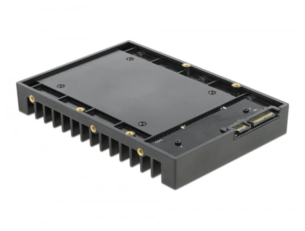 Miniatyrbild 2 av 7: DeLOCK Installation Frame for 2.5″ SATA drive 8,89 cm (3.5") Fack för datalagringsenhet Svart