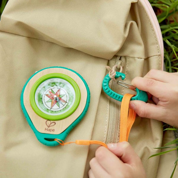 Pikkukuva 3 / 5: Hape Compass Set Magneettinen navigointikompassi Bamboo, Muovi