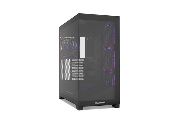NOX Hummer BLADE Tower Sort, Transparent