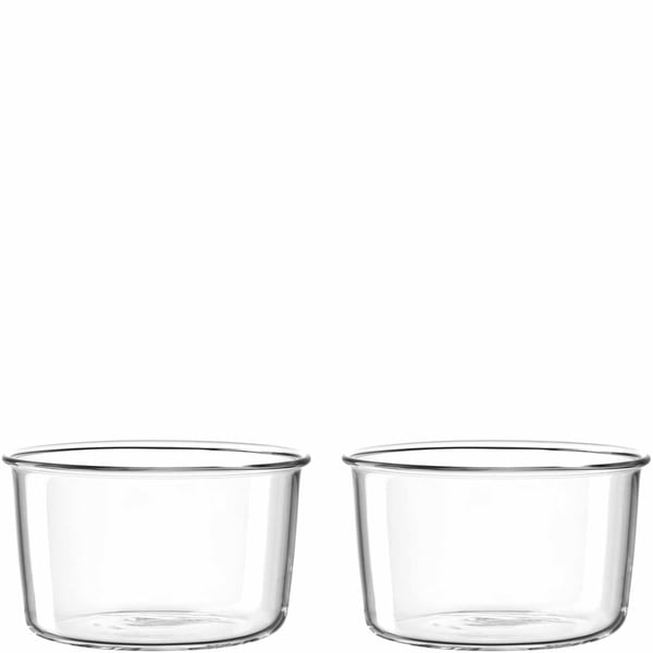 Miniatyrbillede 1 af 6: LEONARDO Vetro Dessertskål 0,27 L Rund Glas Transparent 2 stk