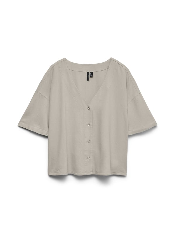 Miniatyrbillede 4 af 6: Vero Moda VMMYMILO Shirt,10279696,XL Skjorte Viskose, Linned