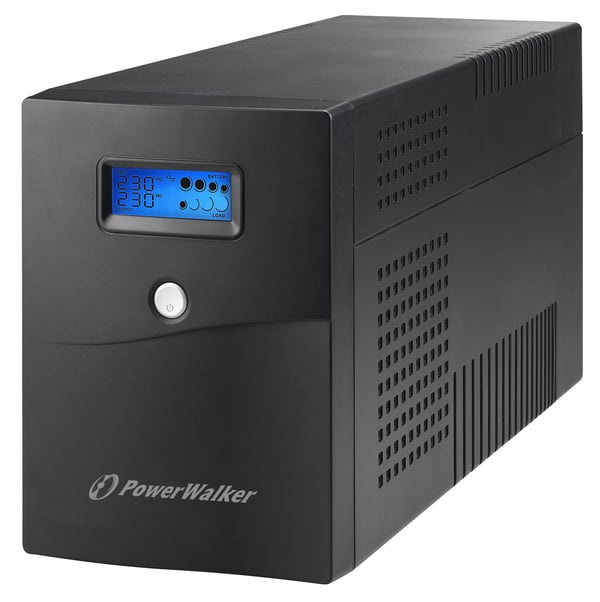 PowerWalker VI 3000 SCL FR UPS-enhed Interaktivt indgangsstik 3 kVA 1800 W 4 AC stikkontakt(er)