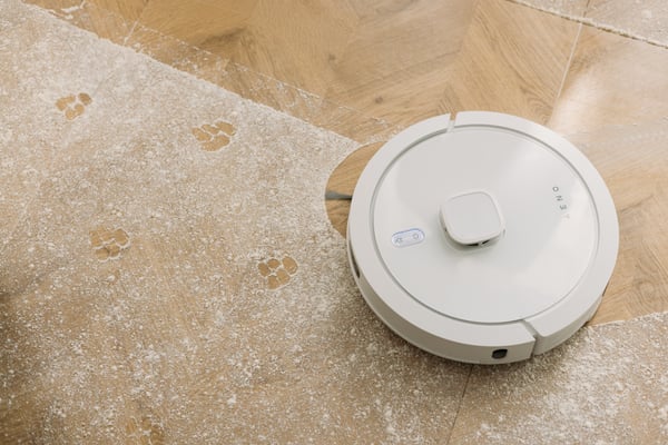 Miniatyrbillede 7 af 11: AENO Robot Vacuum Cleaner RC4S: wet & dry cleaning, smart control App, HEPA filter, 2-in-1 tank