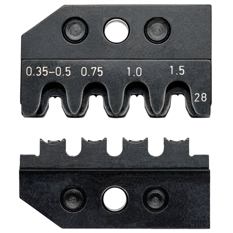 Knipex 97 49 28 tilbehør til kabelkrymper Krympehoved sæt 1,5 mm²