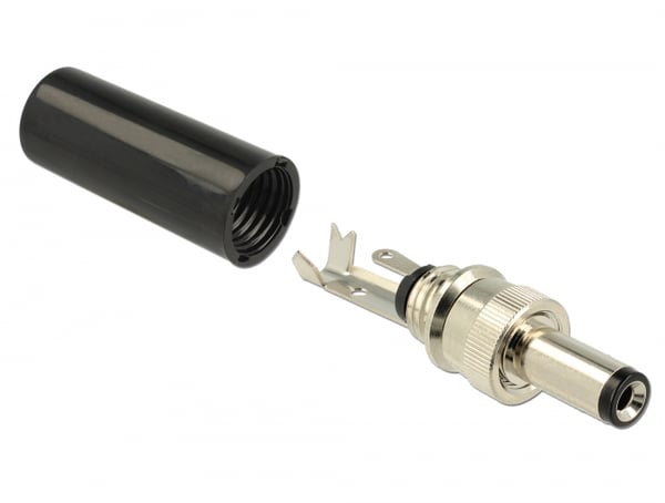 DeLOCK 89915 kabelsamler DC Sort, Nikkel