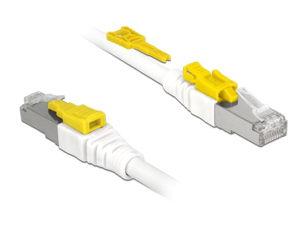 DeLOCK 85335 netværkskabel Hvid 5 m Cat6a S/FTP (S-STP)