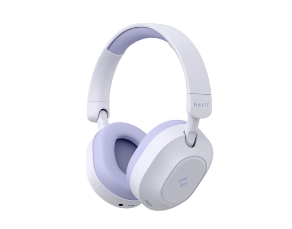 Miniatyrbillede 1 af 5: Havit H668BT (Violet) Hovedtelefoner Kabel & trådløs Headset Musik/hverdag USB Type-C Bluetooth