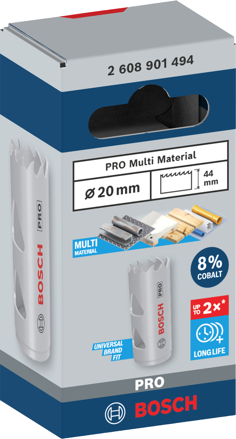 Miniatyrbild 4 av 10: Bosch PRO Multi Material hålborr Borr 1 styck