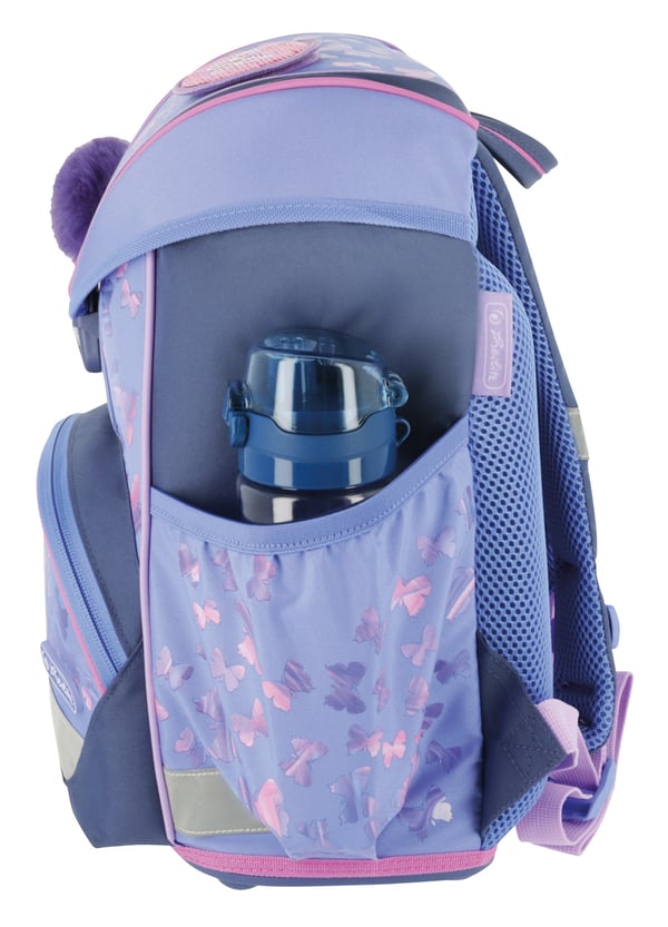 Herlitz UltraLight Plus Butterfly Paradise skoletaskesæt Pige Polyester Violet
